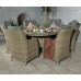 Wentworth High Back Comfort Dining Set - 6 Seater